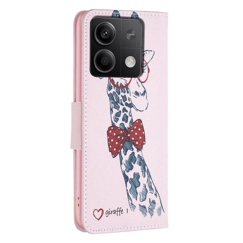 Lederhüllen Für Xiaomi Redmi Note 13 4g Intello-giraffe