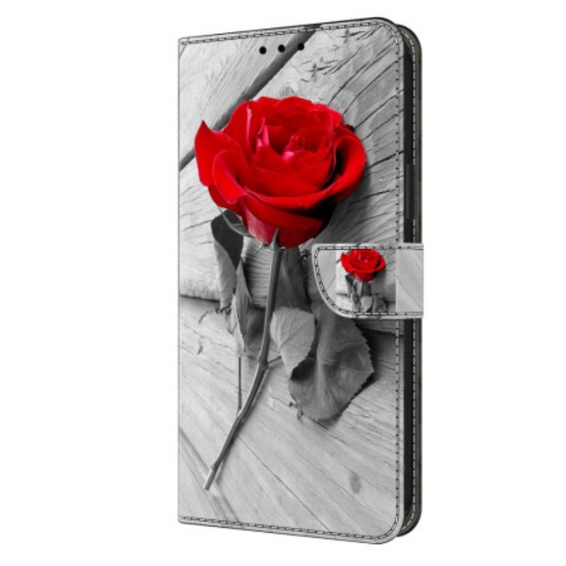 Lederhüllen Für Xiaomi Redmi Note 13 4g Rosa