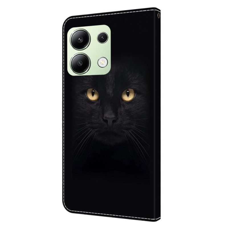 Lederhüllen Xiaomi Redmi Note 13 4g Schwarze Katze