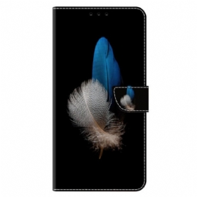 Lederhüllen Xiaomi Redmi Note 13 4g Zwei Federn