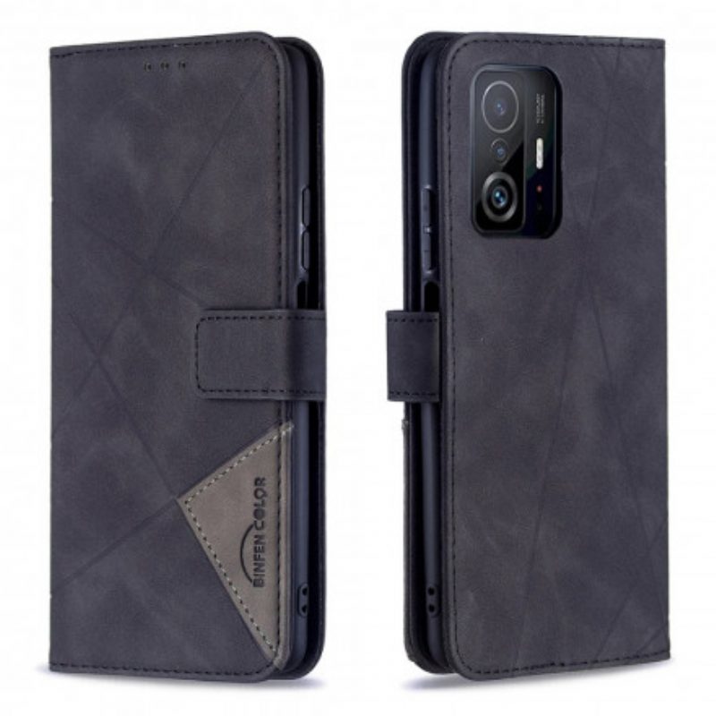 Flip Case Für Xiaomi 11T / 11T Pro Binfen-farbdreiecke