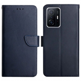 Flip Case Für Xiaomi 11T / 11T Pro Echtes Nappaleder