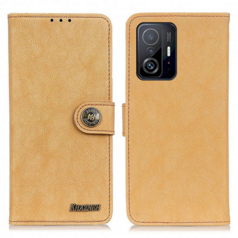 Flip Case Für Xiaomi 11T / 11T Pro Kunstleder Khazneh