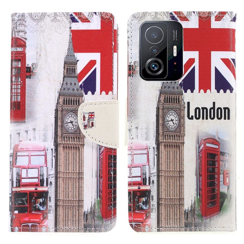 Flip Case Für Xiaomi 11T / 11T Pro Londoner Leben