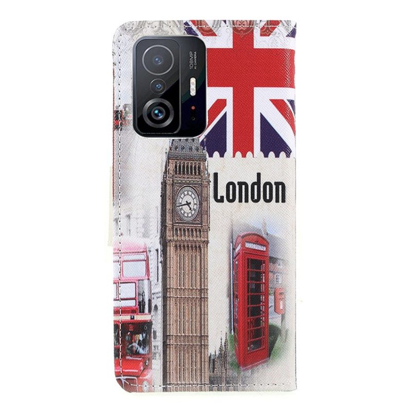 Flip Case Für Xiaomi 11T / 11T Pro Londoner Leben