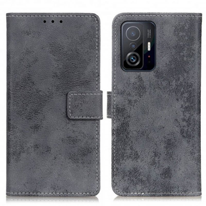 Flip Case Für Xiaomi 11T / 11T Pro Vintage-kunstleder