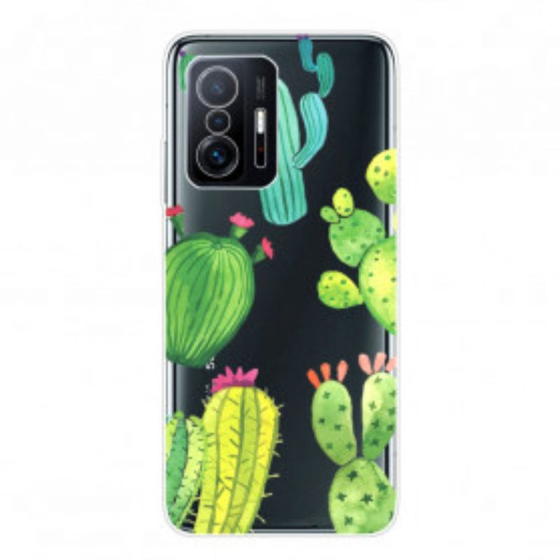 Handyhülle Für Xiaomi 11T / 11T Pro Aquarellkakteen