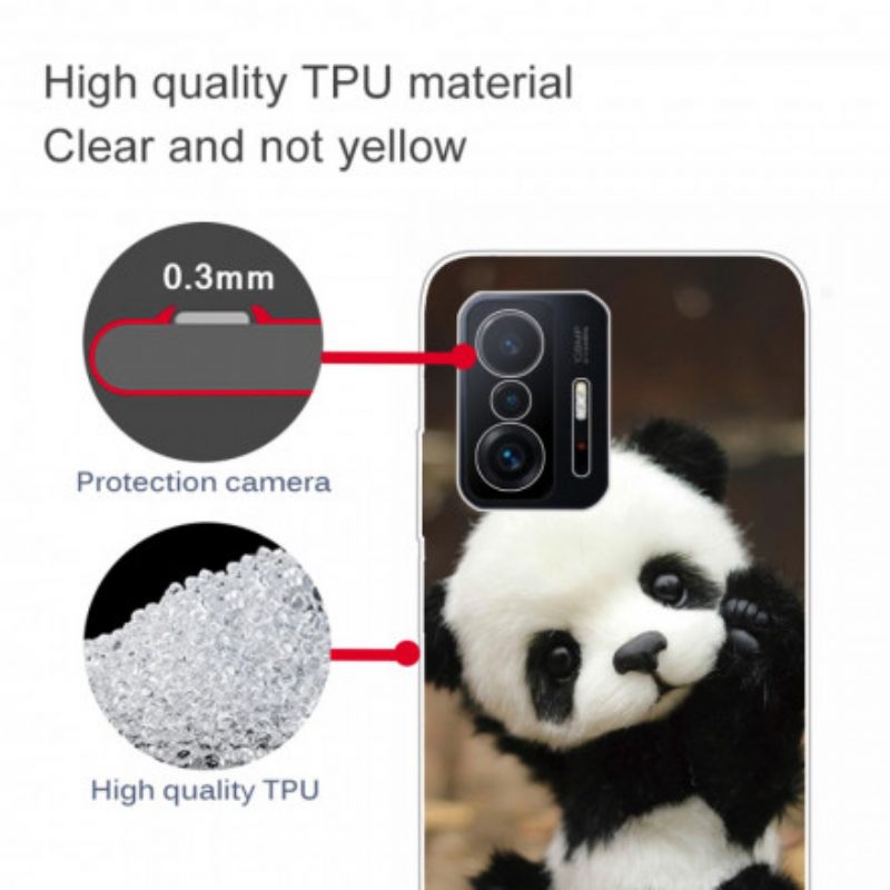 Handyhülle Für Xiaomi 11T / 11T Pro Flexibler Panda