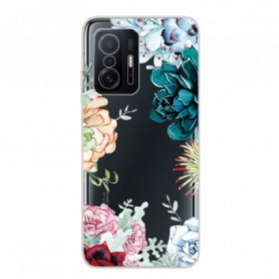 Handyhülle Für Xiaomi 11T / 11T Pro Nahtlose Aquarellblumen