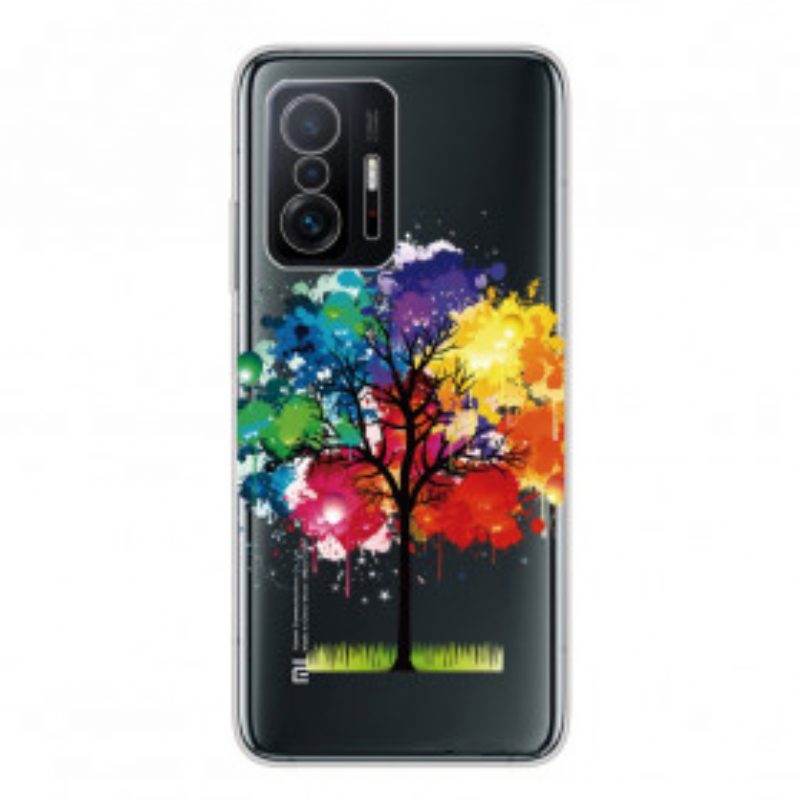 Handyhülle Für Xiaomi 11T / 11T Pro Nahtloser Aquarellbaum