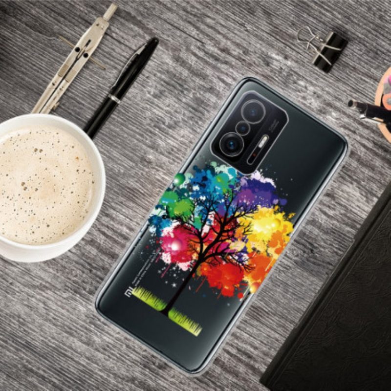 Handyhülle Für Xiaomi 11T / 11T Pro Nahtloser Aquarellbaum