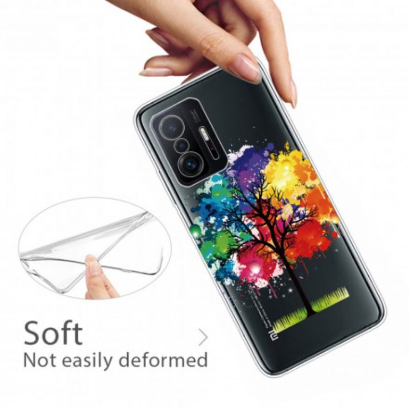 Handyhülle Für Xiaomi 11T / 11T Pro Nahtloser Aquarellbaum