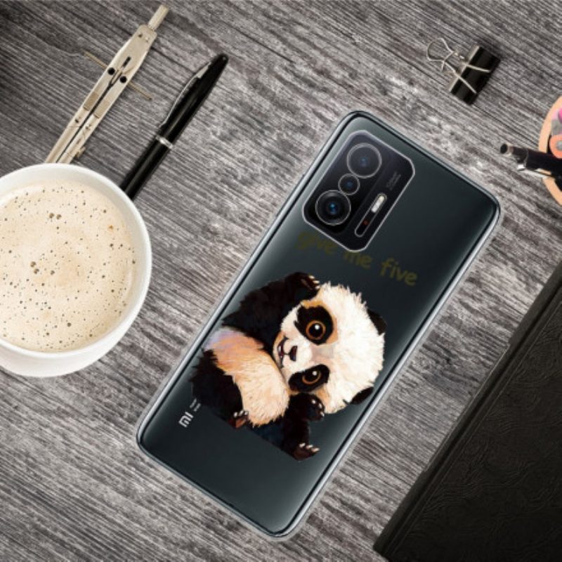 Handyhülle Für Xiaomi 11T / 11T Pro Nahtloser Panda. Gib Mir Fünf