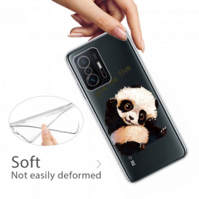 Handyhülle Für Xiaomi 11T / 11T Pro Nahtloser Panda. Gib Mir Fünf