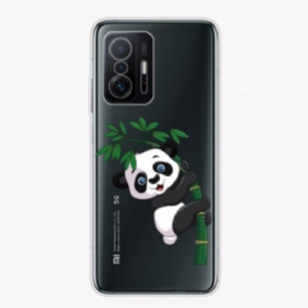 Hülle Für Xiaomi 11T / 11T Pro Nahtloser Panda Auf Bambus