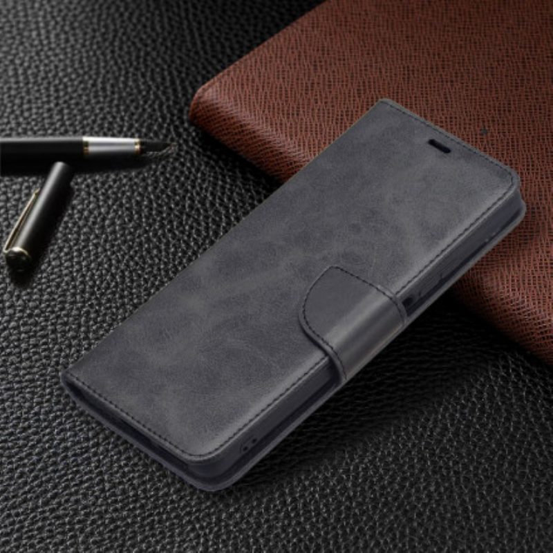 Lederhüllen Für Xiaomi 11T / 11T Pro Flip Case Glatte Klappe Schräg