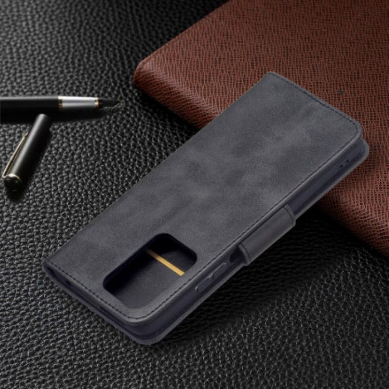 Lederhüllen Für Xiaomi 11T / 11T Pro Flip Case Glatte Klappe Schräg