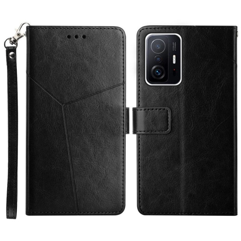 Lederhüllen Für Xiaomi 11T / 11T Pro Stil Leder Geo Y Design