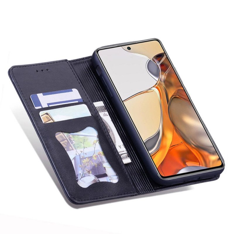 Schutzhülle Für Xiaomi 11T / 11T Pro Flip Case Bitexturierter Business-ledereffekt