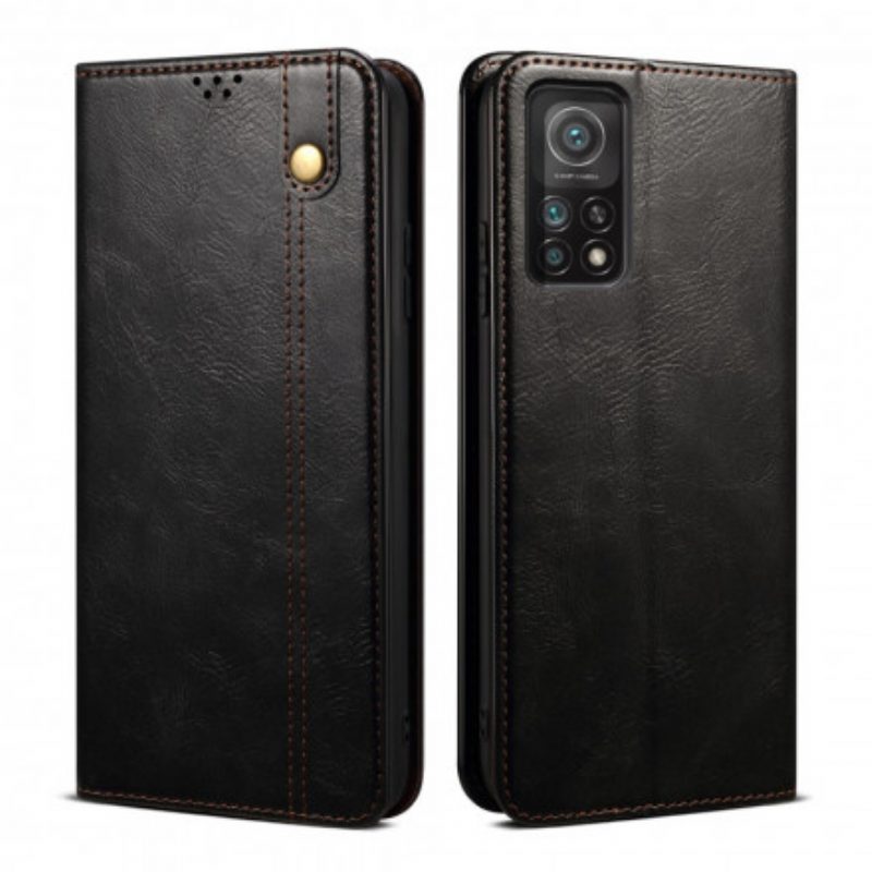 Schutzhülle Für Xiaomi 11T / 11T Pro Flip Case Gewachstes Kunstleder