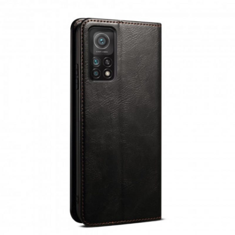 Schutzhülle Für Xiaomi 11T / 11T Pro Flip Case Gewachstes Kunstleder