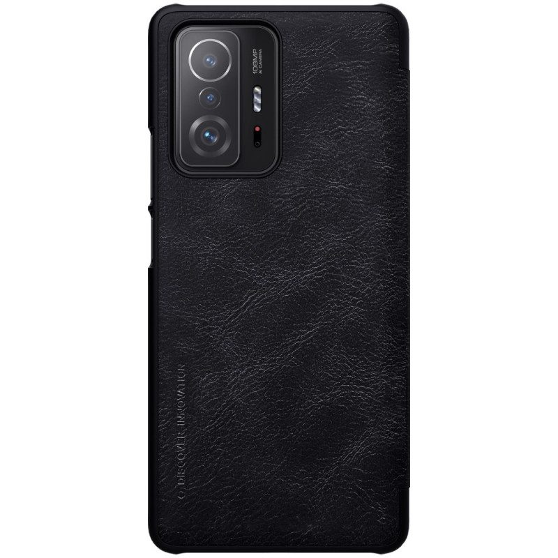 Schutzhülle Für Xiaomi 11T / 11T Pro Flip Case Nillkin Qin-serie