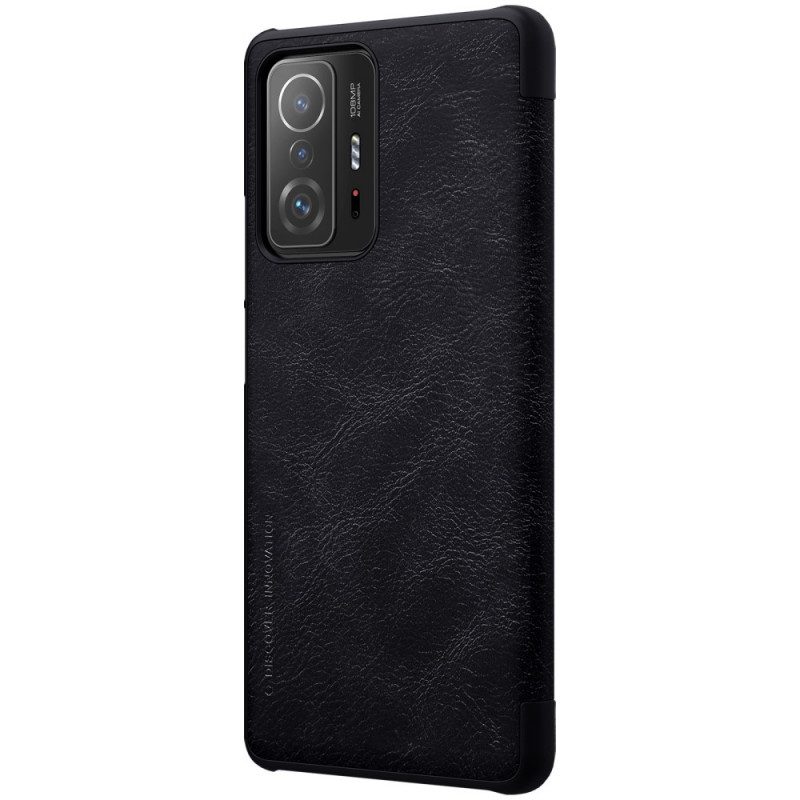 Schutzhülle Für Xiaomi 11T / 11T Pro Flip Case Nillkin Qin-serie