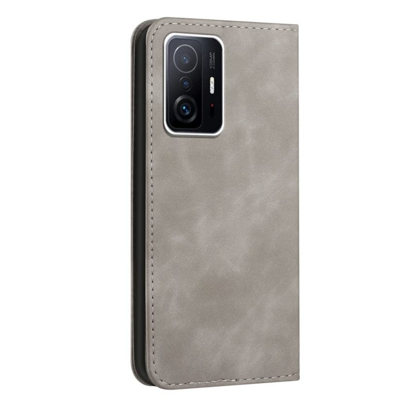 Schutzhülle Für Xiaomi 11T / 11T Pro Flip Case S-design Im Lederstil