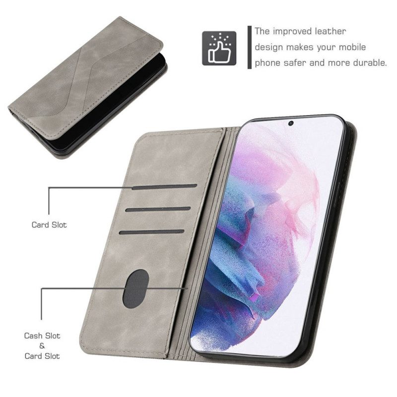 Schutzhülle Für Xiaomi 11T / 11T Pro Flip Case S-design Im Lederstil