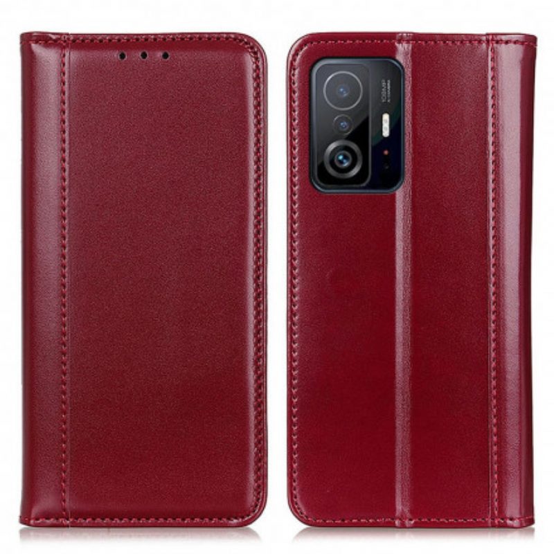 Schutzhülle Für Xiaomi 11T / 11T Pro Flip Case Spaltleder