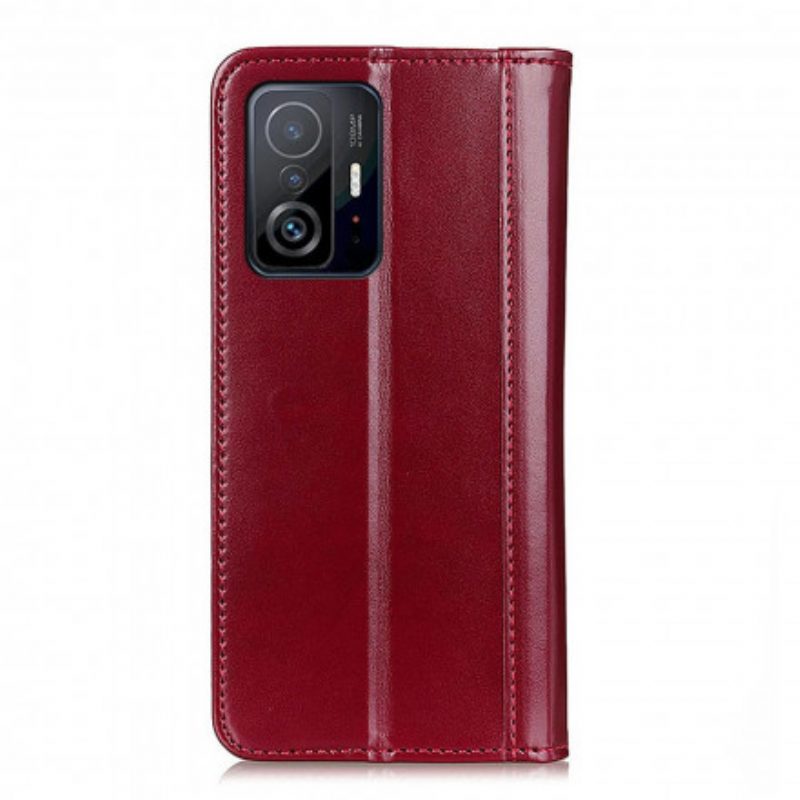 Schutzhülle Für Xiaomi 11T / 11T Pro Flip Case Spaltleder