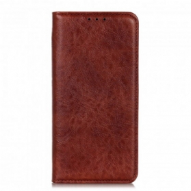 Schutzhülle Für Xiaomi 11T / 11T Pro Flip Case Spaltleder-textur