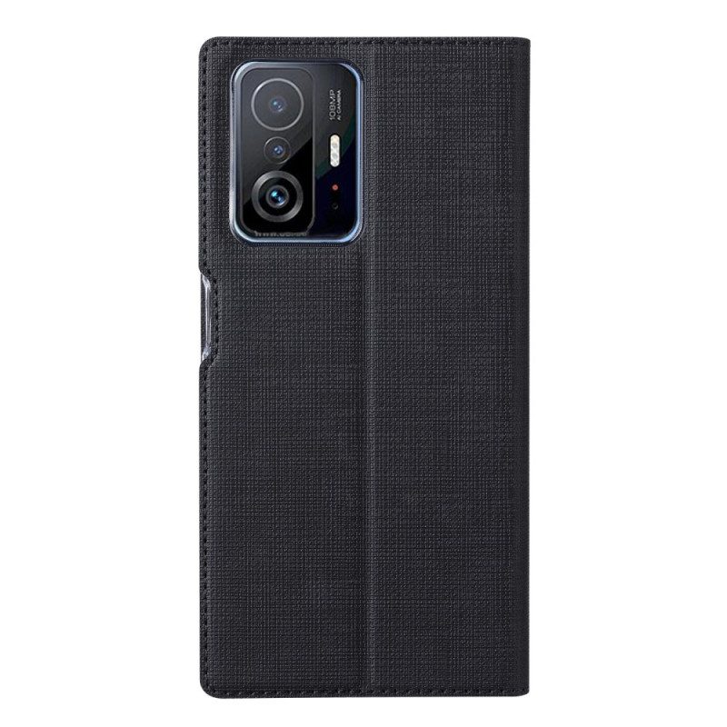 Schutzhülle Für Xiaomi 11T / 11T Pro Flip Case Strukturiertes Vili Dmx