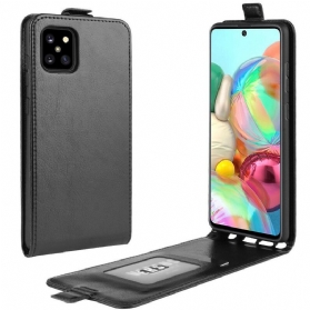 Lederhüllen Für Samsung Galaxy Note 10 Lite Flip Case Faltender Ledereffekt