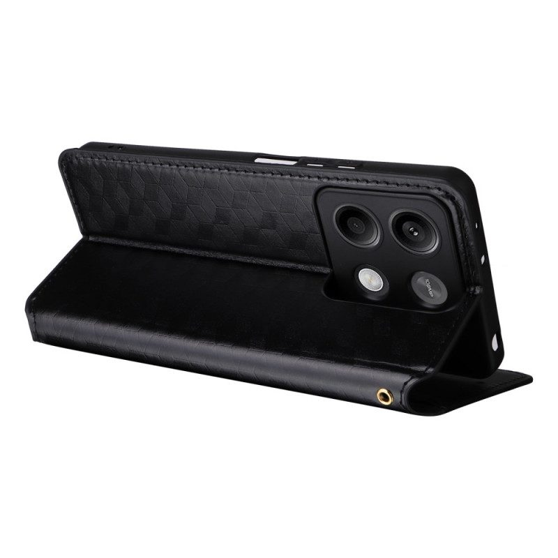 Flip Case Für Xiaomi Redmi Note 13 Pro 5g 3d-würfel