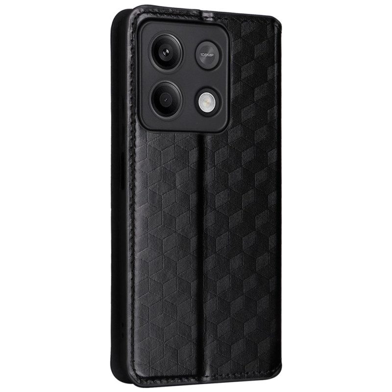 Flip Case Für Xiaomi Redmi Note 13 Pro 5g 3d-würfel