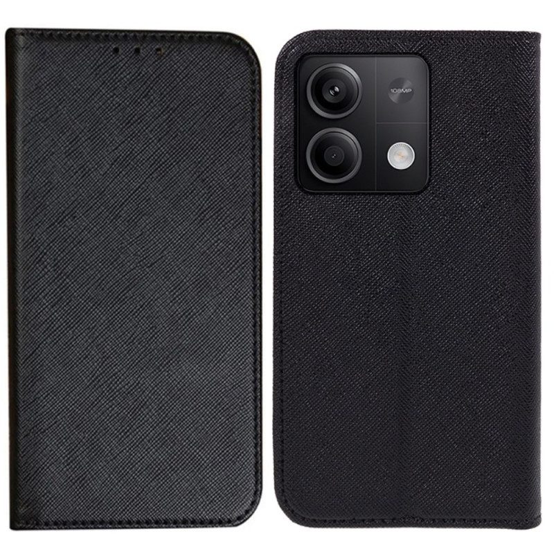 Flip Case Xiaomi Redmi Note 13 Pro 5g Handyhülle Kreuztextur