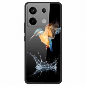 Hülle Für Xiaomi Redmi Note 13 Pro 5g Gekrönter Vogel Aus Gehärtetem Glas