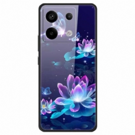 Hülle Für Xiaomi Redmi Note 13 Pro 5g Lotus-gehärtetes Glas