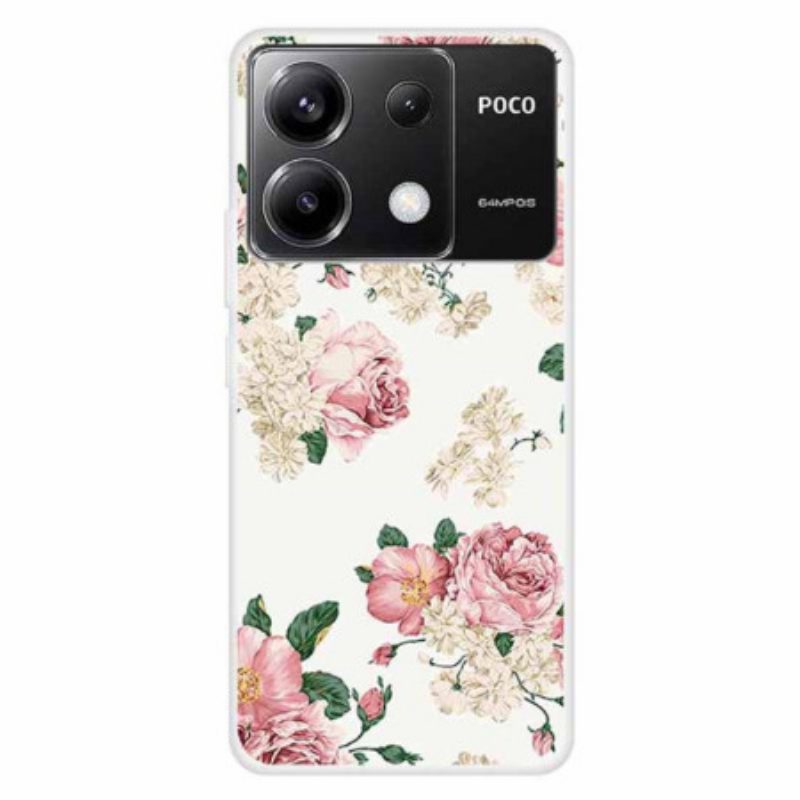 Hülle Xiaomi Redmi Note 13 Pro 5g Freiheitsblumen