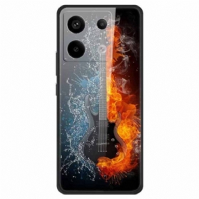 Hülle Xiaomi Redmi Note 13 Pro 5g Gitarre Aus Gehärtetem Glas Aus Eis Und Feuer