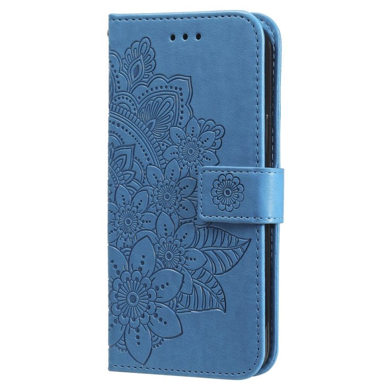 Lederhüllen Für Xiaomi Redmi Note 13 Pro 5g Mandala Mit Schlüsselband