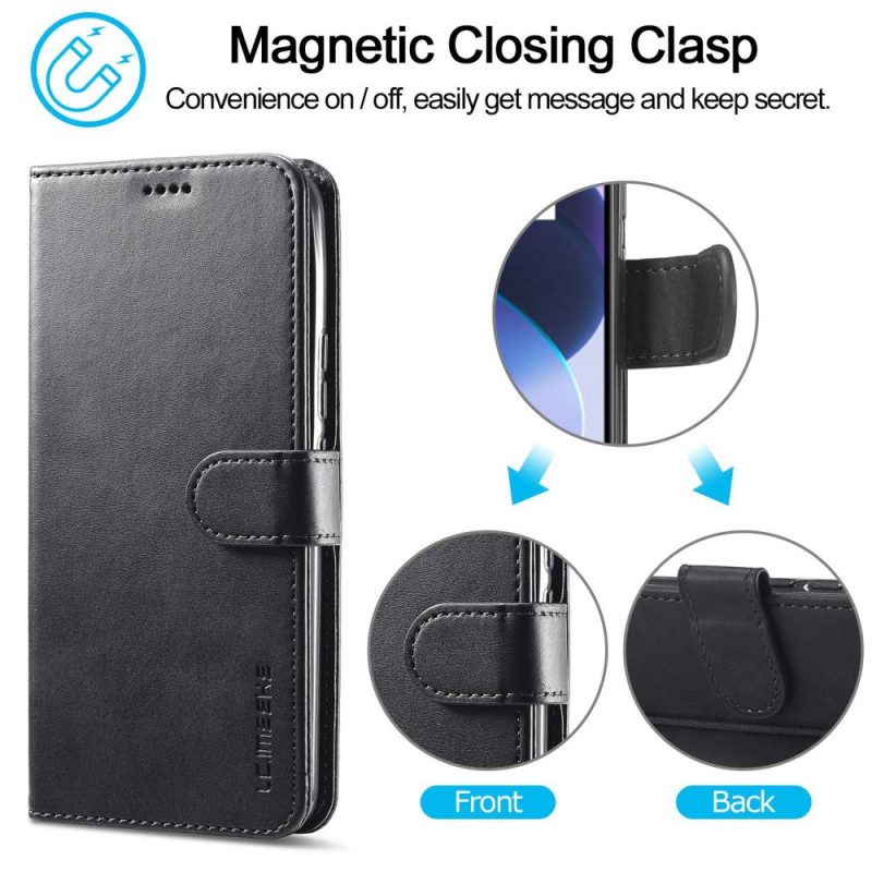 Flip Case Für Realme C35 Lc.imeeke Ledereffekt