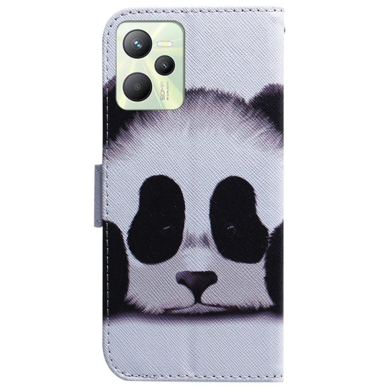 Lederhüllen Für Realme C35 Panda