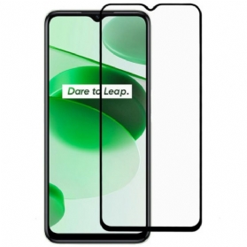 Realme C35 Displayschutzfolie Aus Gehärtetem Glas Mit Schwarzem Rand