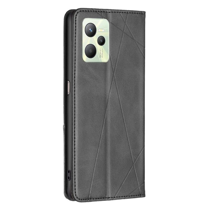 Schutzhülle Für Realme C35 Flip Case Diamanten