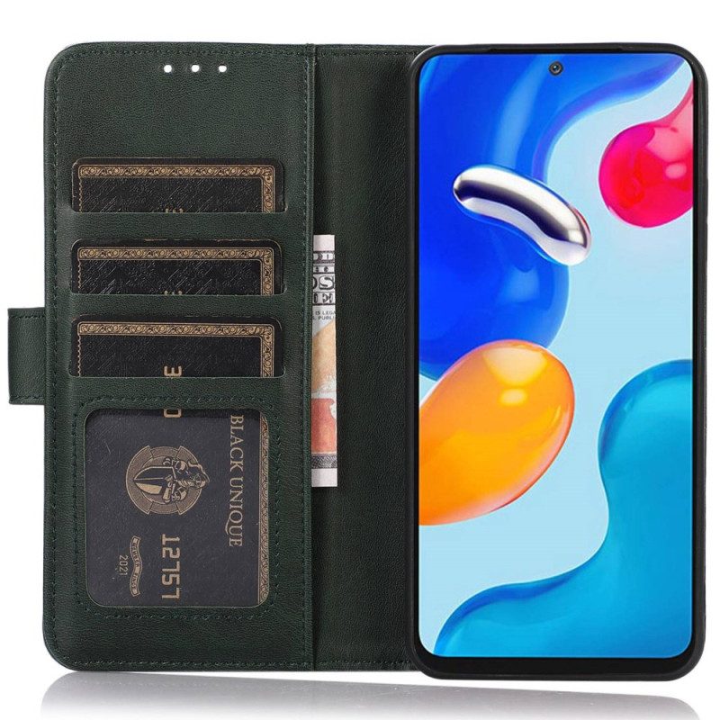 Flip Case Für iPhone 14 Pro Mattes Kunstleder