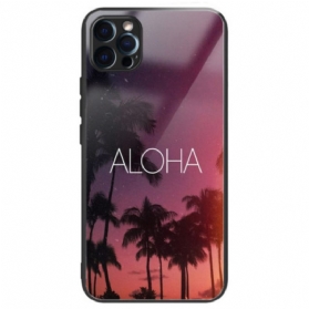 Handyhülle Für iPhone 14 Pro Aloha Gehärtetes Glas