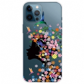 Handyhülle Für iPhone 14 Pro Blumenkopf