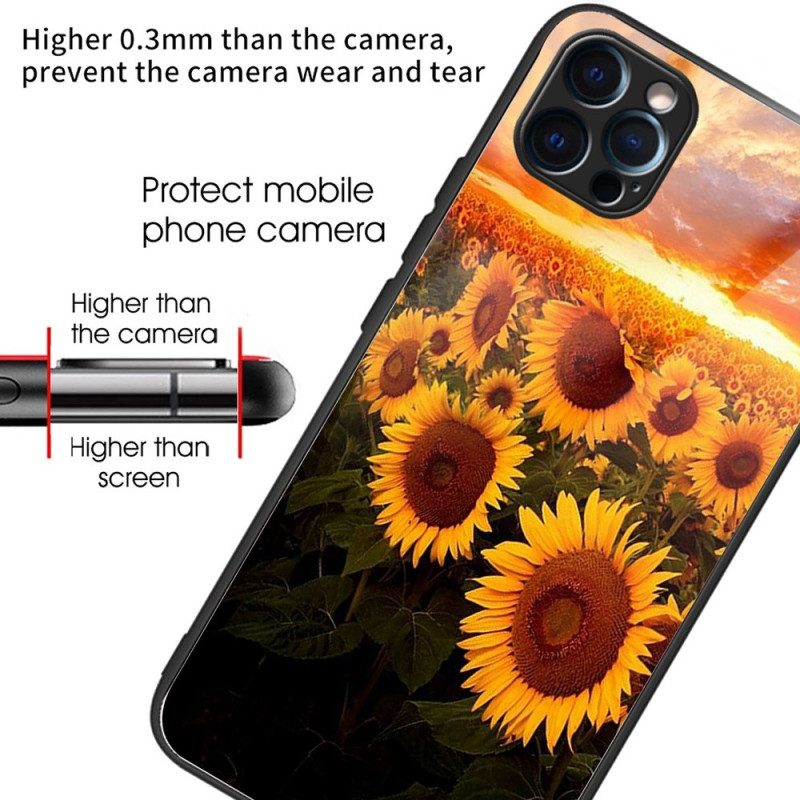 Handyhülle Für iPhone 14 Pro Intensive Sonnenblumen